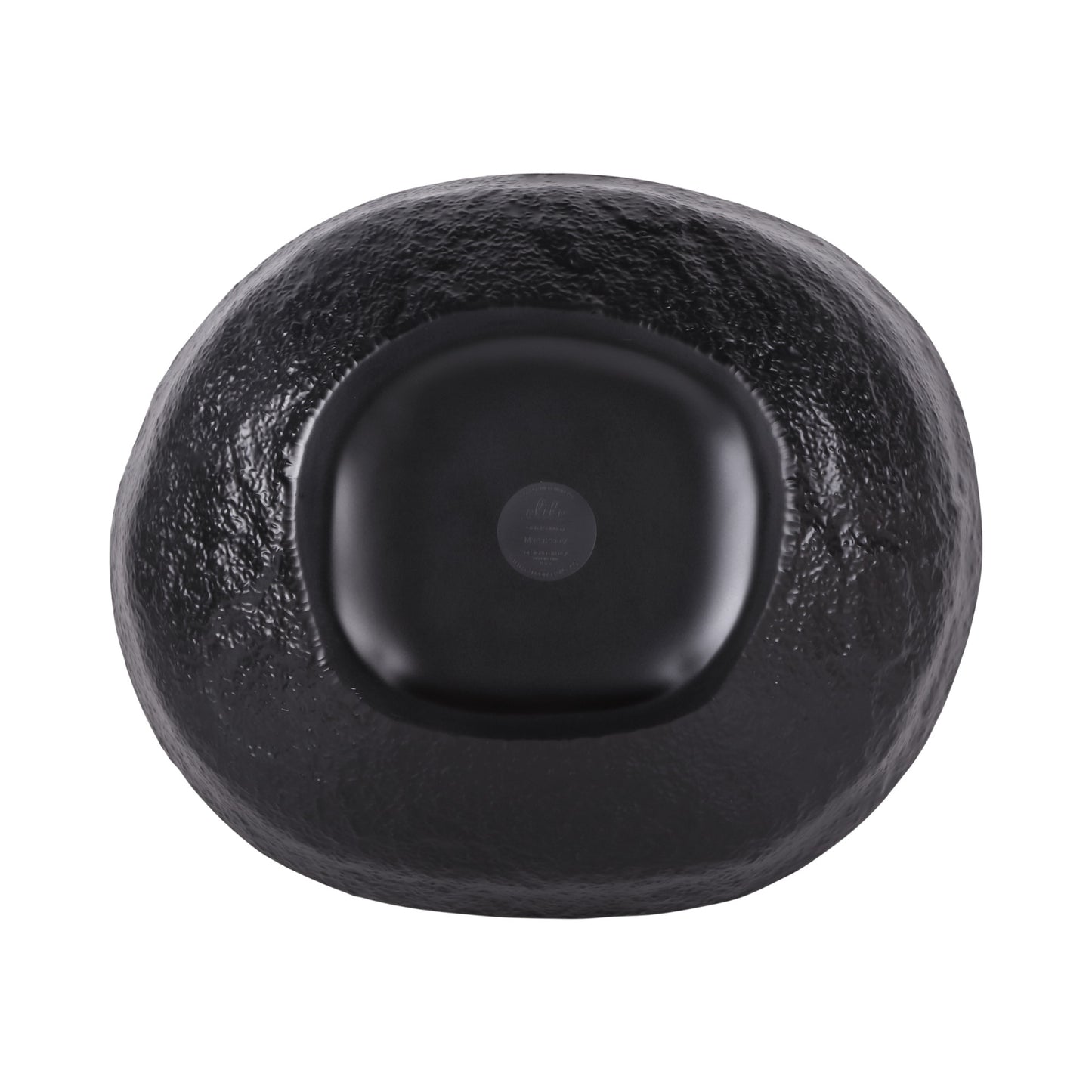 Melamine Oval Bowl - Coal