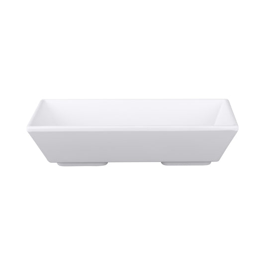 Melamine Rectangle Ramekin - White