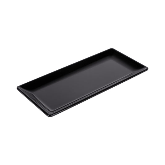 Melamine Rectangular Plate - Black