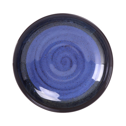 Melamine Round Bowl - Cobalt Design
