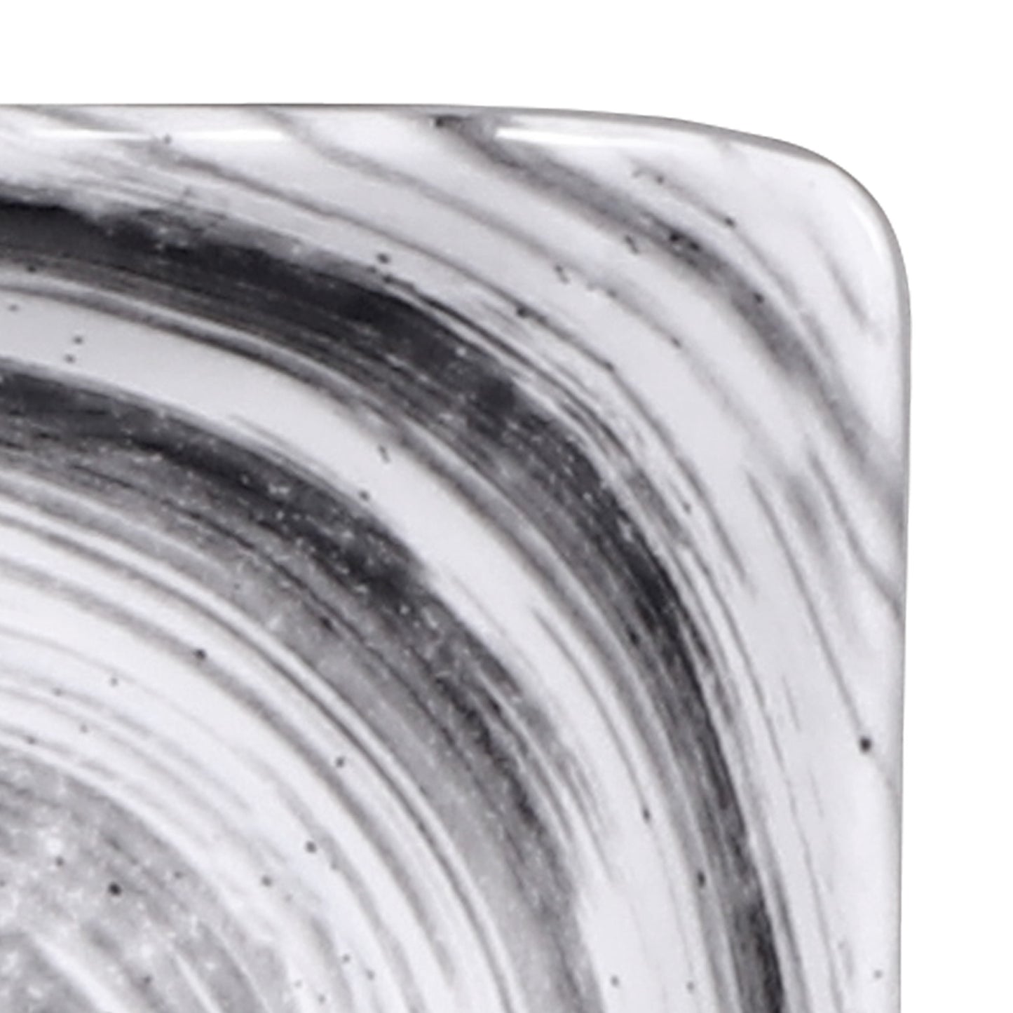 Melamine Square Bowl - Black Design