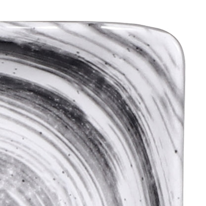 Melamine Square Bowl - Black Design