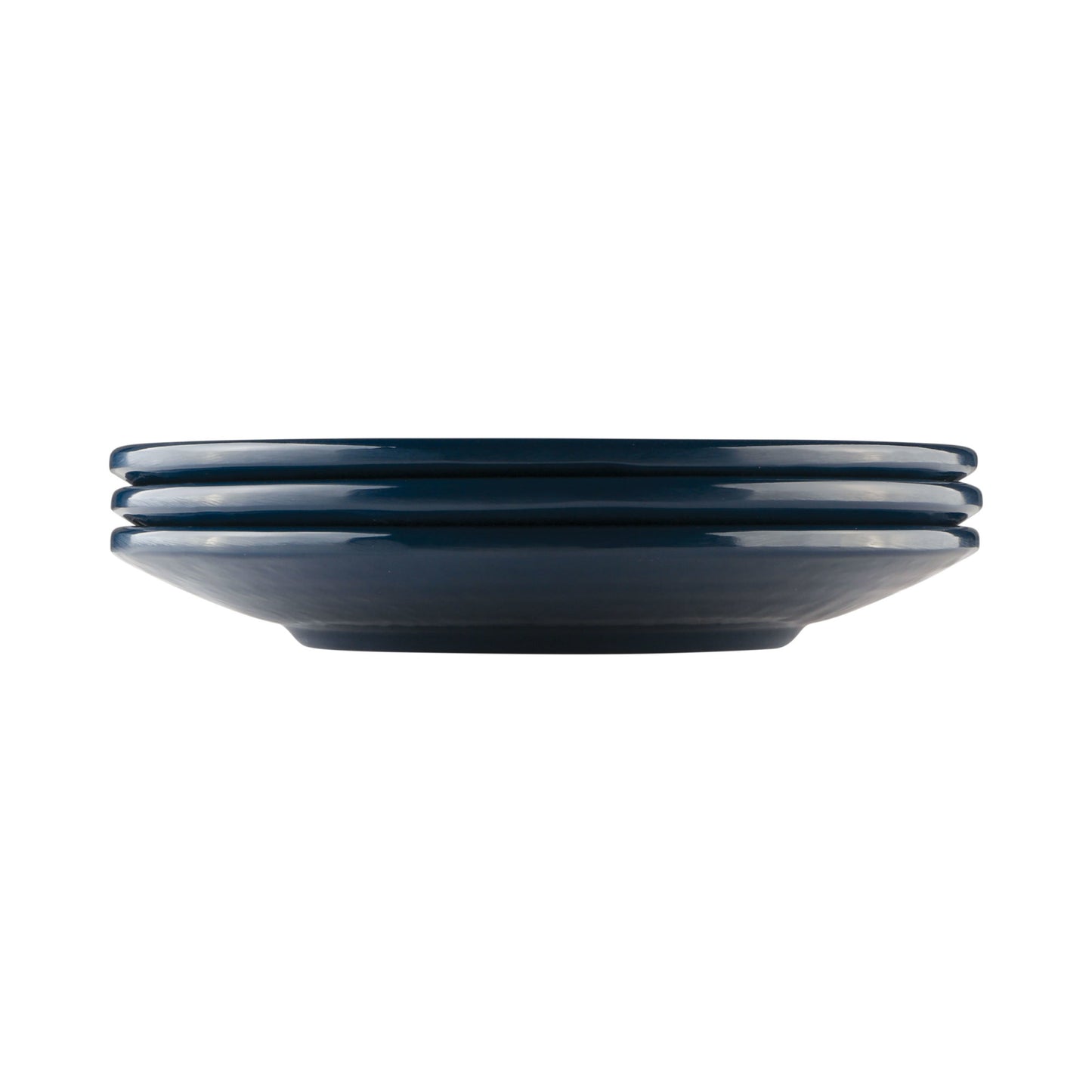 Melamine Round Pebble Plate - Lapis