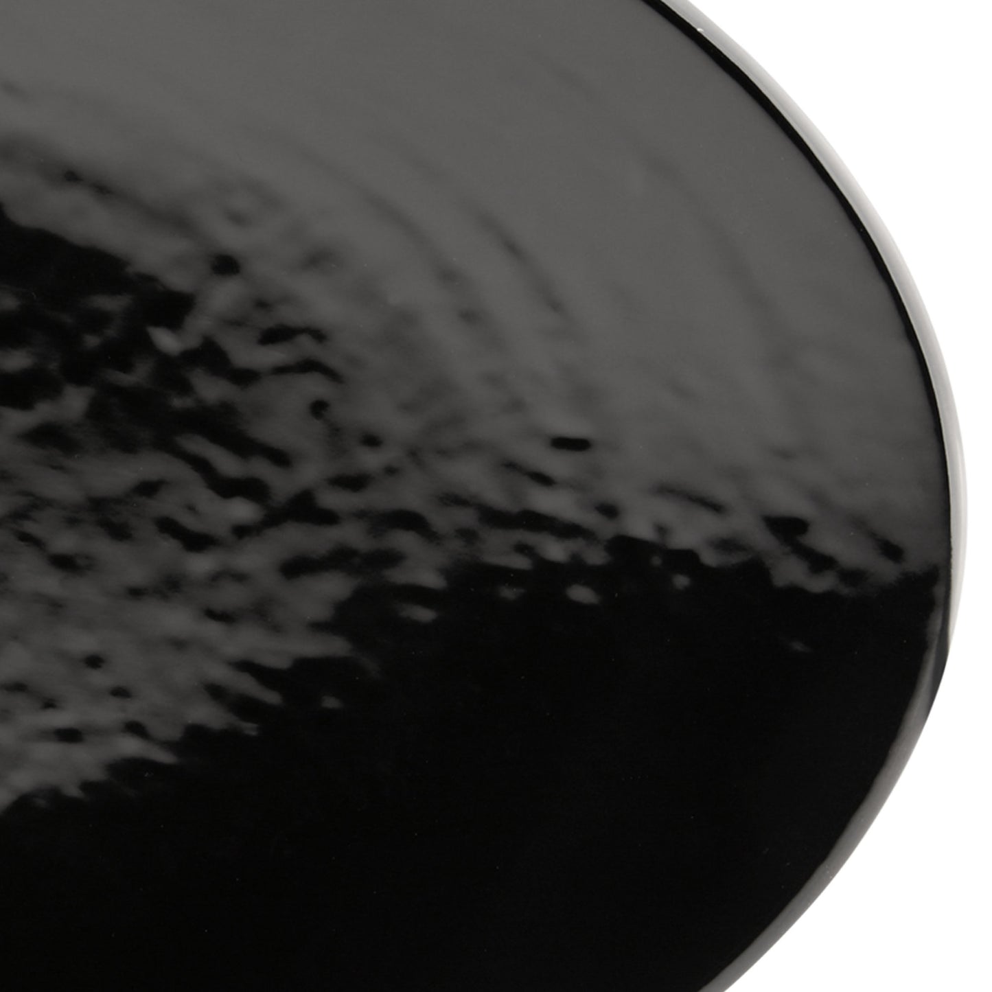 Melamine Oval Pebble Platter - Black