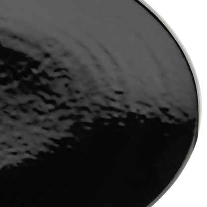 Melamine Oval Pebble Platter - Black