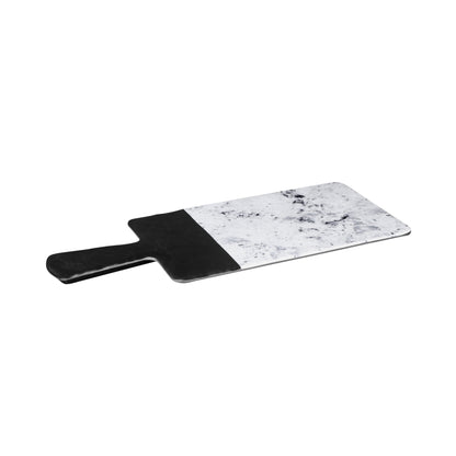 Melamine Rectangular Serving Board - Black, Horizon Marble
