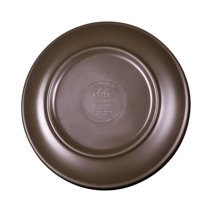 Melamine Round Coupe Plate - Stardust White