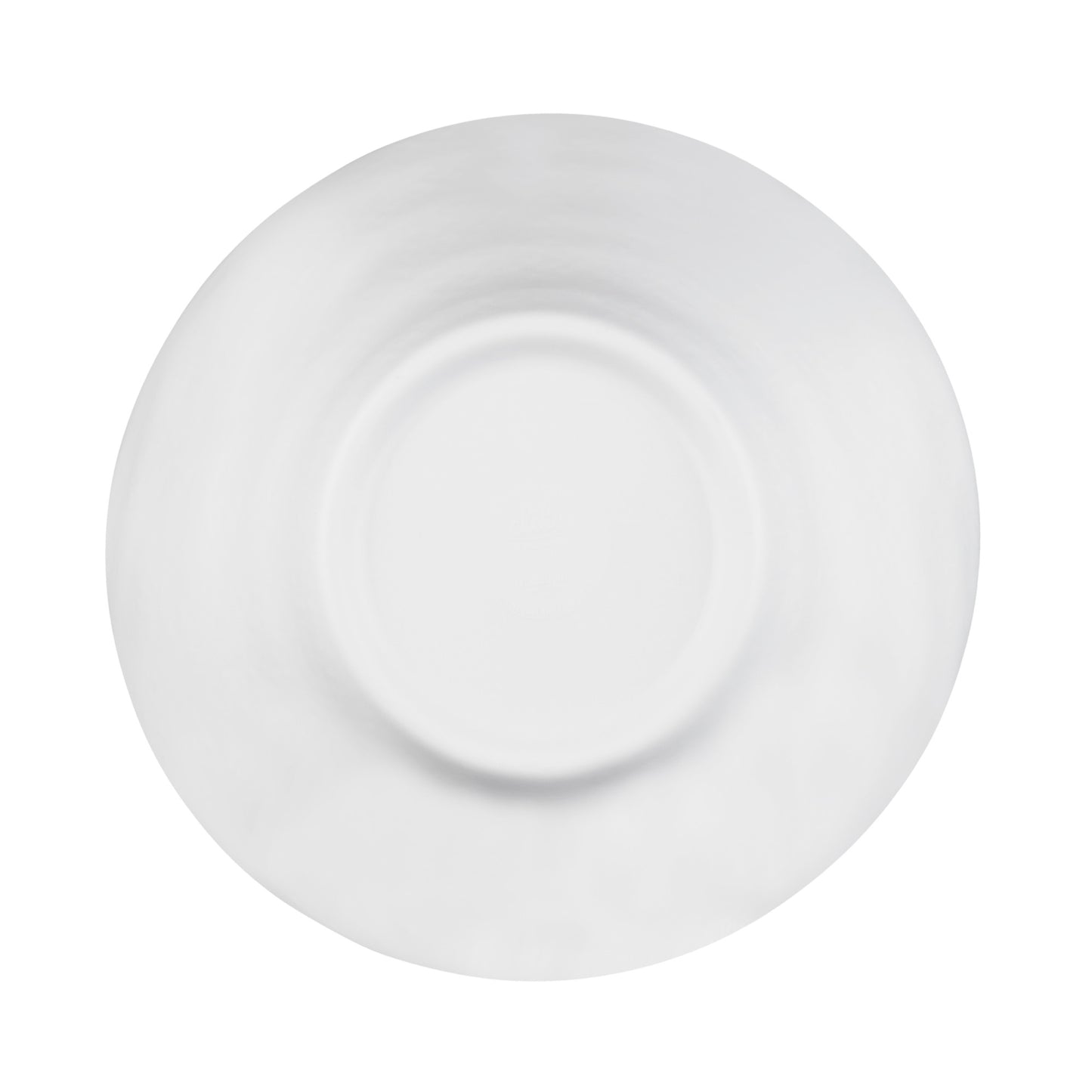 Melamine Angled Bowl - White Gloss Inside/White Matte Outside