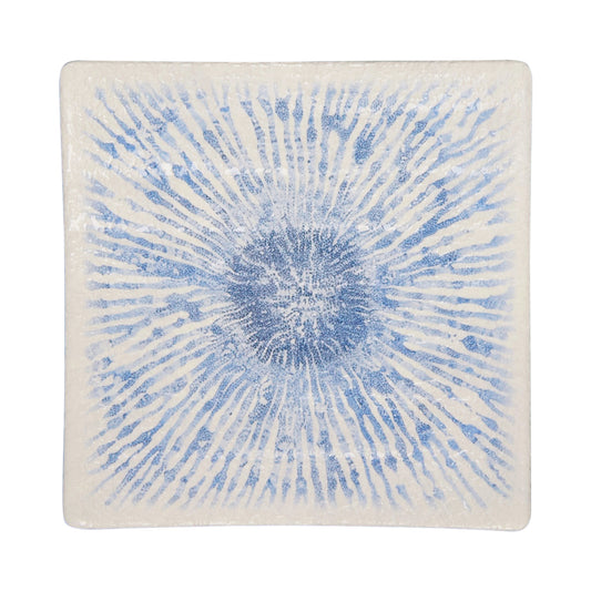 Melamine Square Plate - Catalina Light Blue