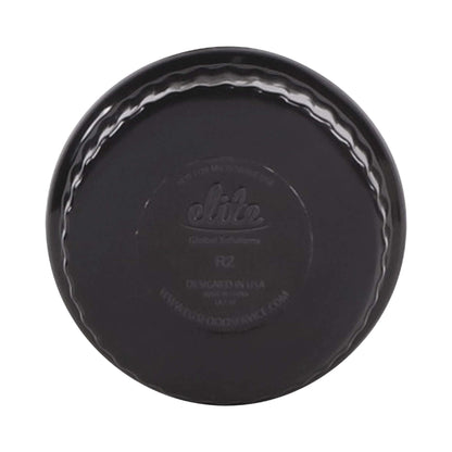 Melamine Ribbed Ramekin - Black
