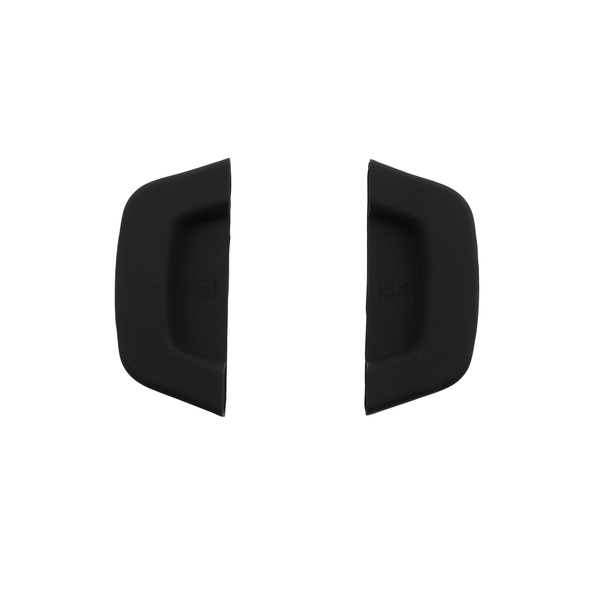 4.66" x 1.97" Black Silicone Handle for Rectangular Heiss Pots Shapes, (Set/1 Pair). GET, Heiss