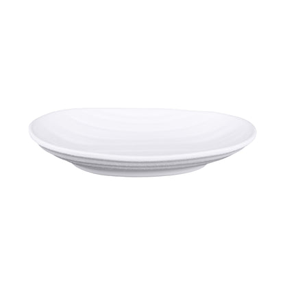 Melamine Deep Oval Plate - White