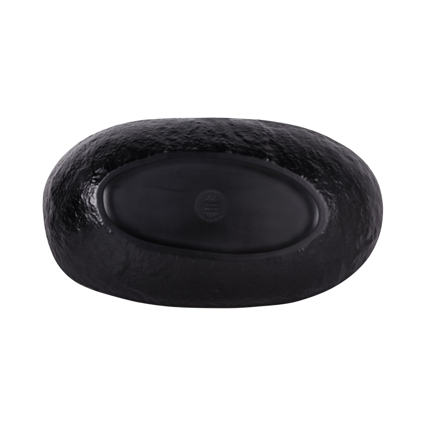 Melamine Oval Bowl - Coal