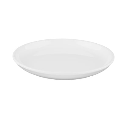 Melamine Round Coupe Plate - White