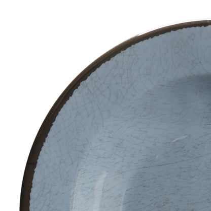Melamine Round Crackle Pasta/Soup Bowl - Cameo Blue