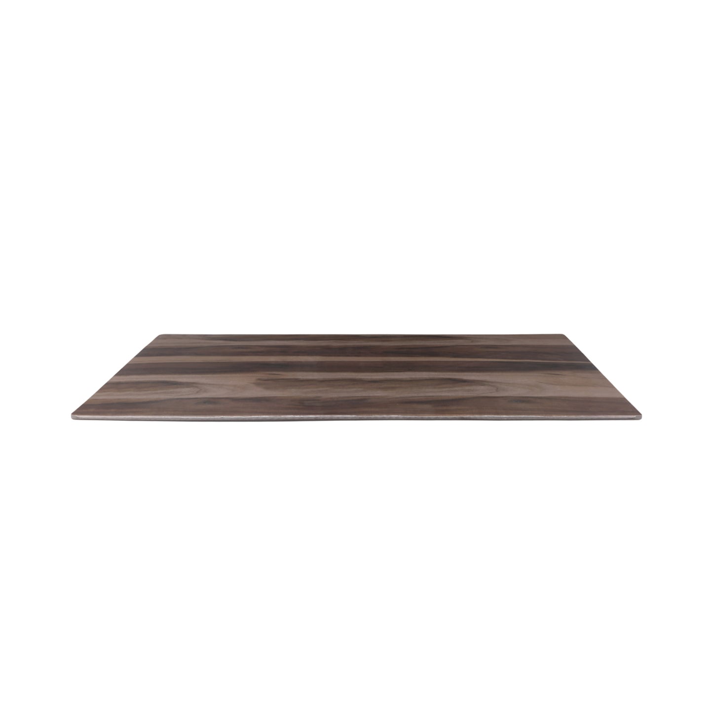 Melamine Rectangular Faux Wood - Hickory Wood