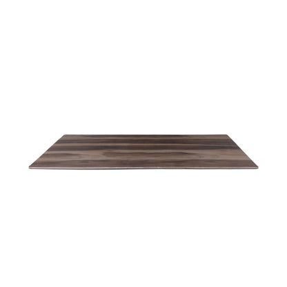 Melamine Rectangular Faux Wood - Hickory Wood