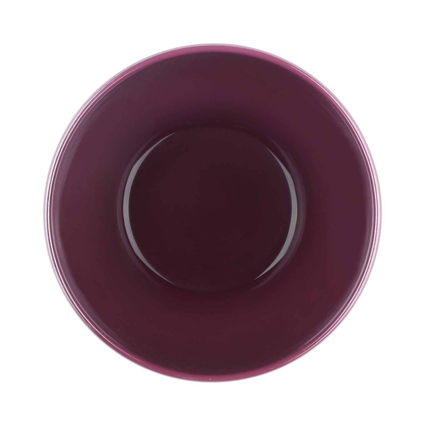 Melamine Round Bowl - Purple Glaze