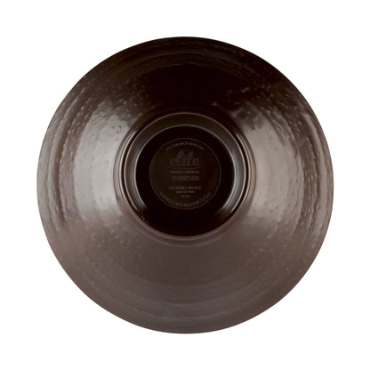 Melamine Bowl - Aubergine Matte Finish Outside/Lapis Gloss Finish Inside