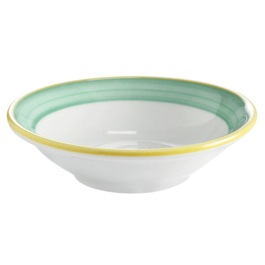 15.5 oz. Green Porcelain Bowl, 7" Dia., Corona Calypso (Stocked) (12 Pack)
