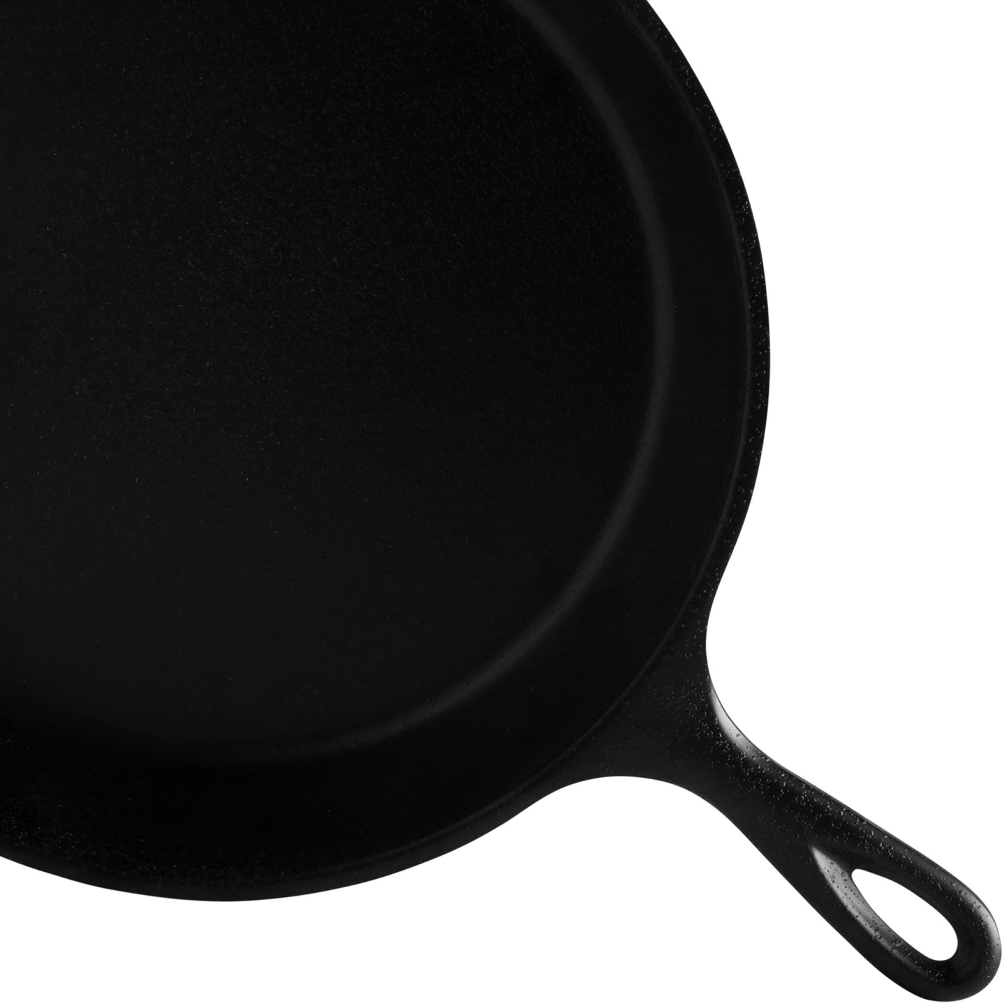 Melamine Faux Cast Iron Fry Pan - Black