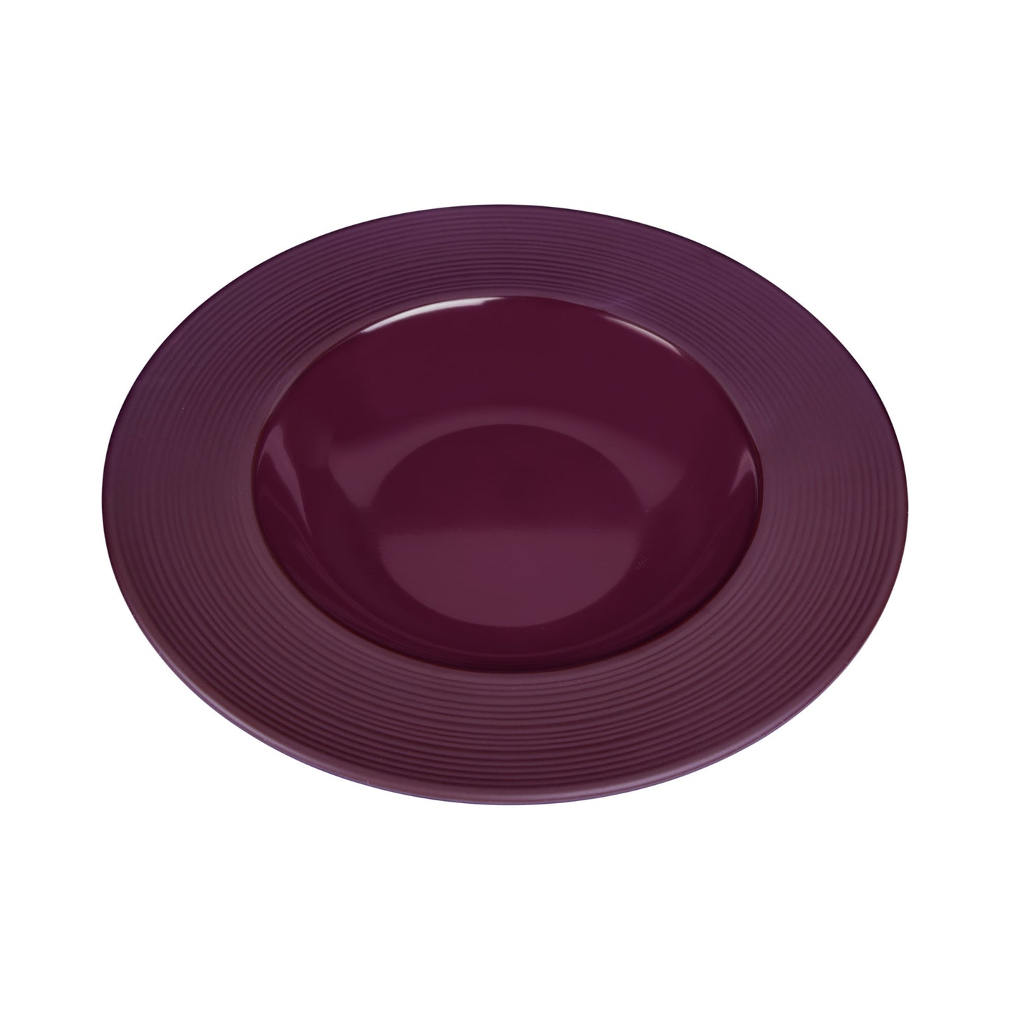 Melamine Round Past/Soup Bowl - Purple Glaze