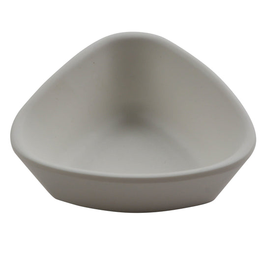 1.5 oz revive touch of honey triangle melamine ramekin with organic texture, 3"L x 2.75"W x 1.25"H, GET, cheforward