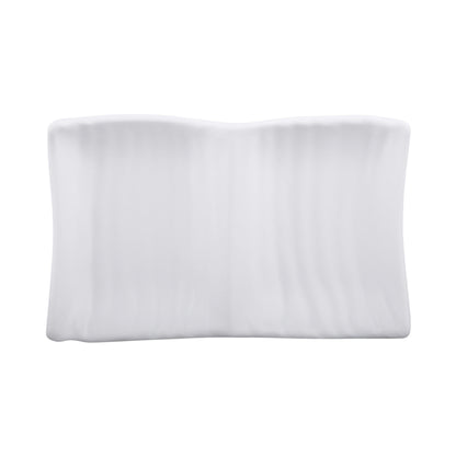 Melamine Two Compartment Tray - White