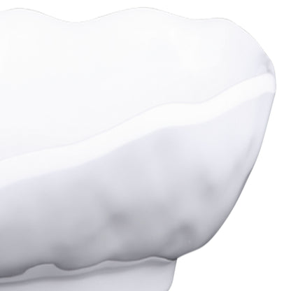 Melamine Uneven Edge Tray - White