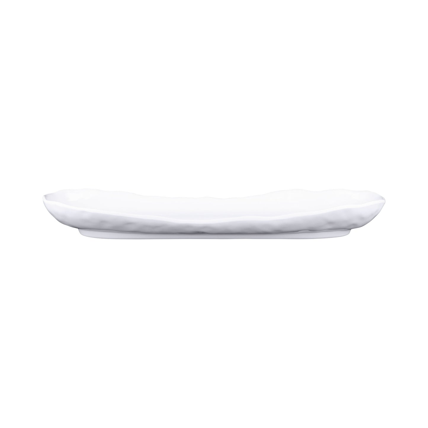 Melamine Uneven Edge Tray - White