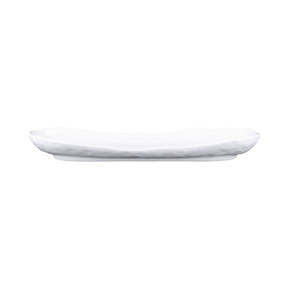 Melamine Uneven Edge Tray - White