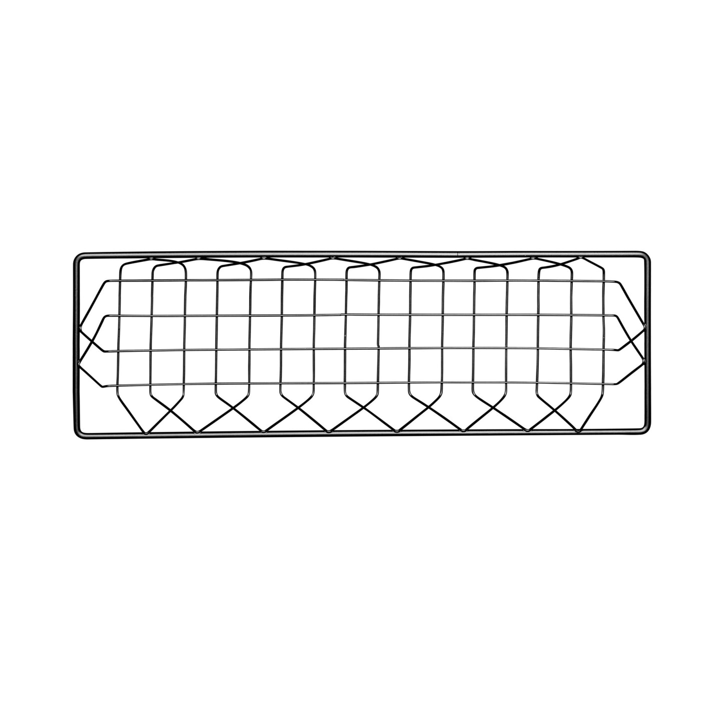 Metal Rectangular Wire Basket - Gunmetal Grey