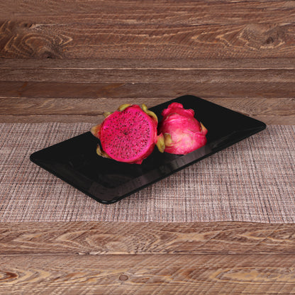 Melamine Rectangular Plate - Black