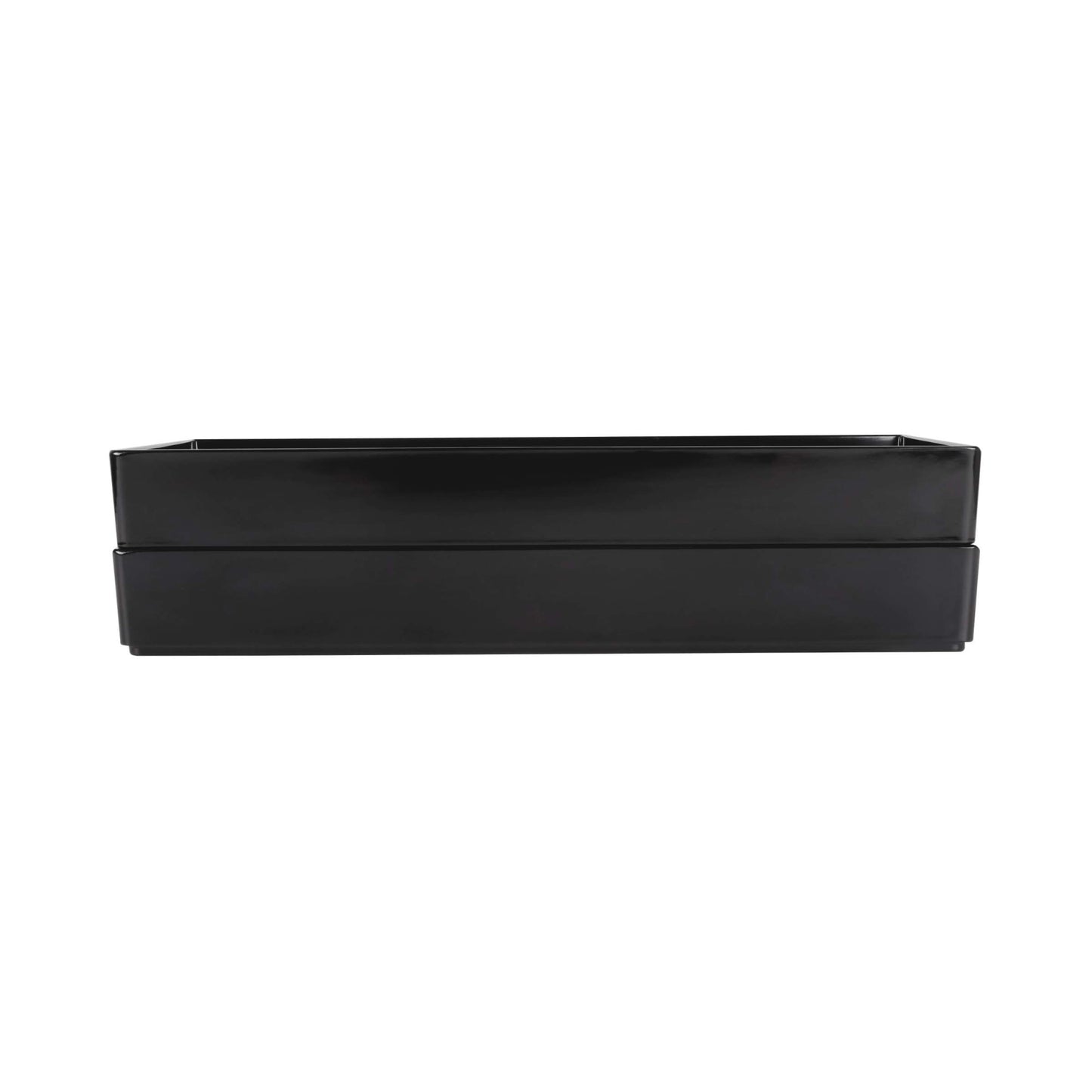 Melamine Rectangular Tray - Black
