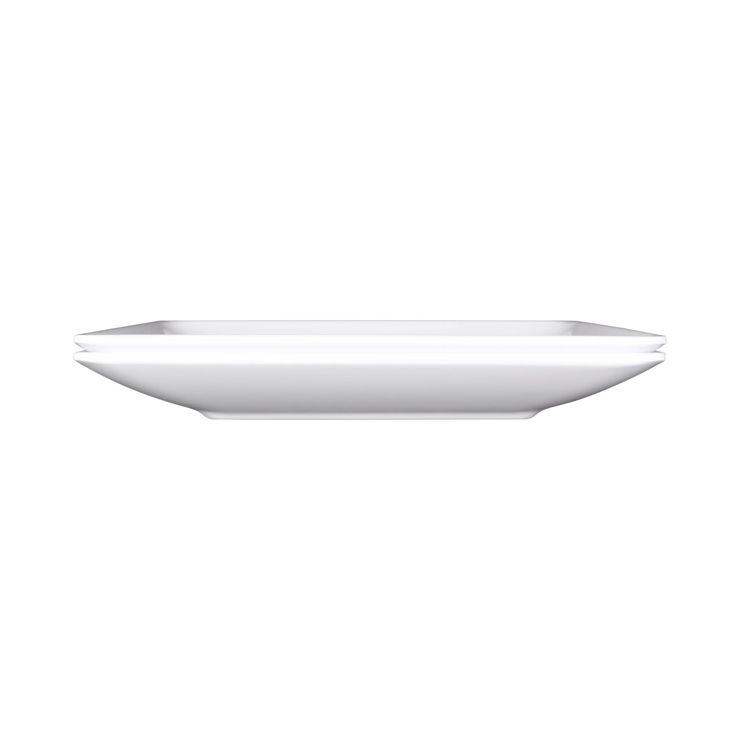 Melamine Square Plate - White