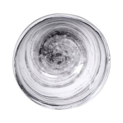 Melamine Round Bowl - Black Design