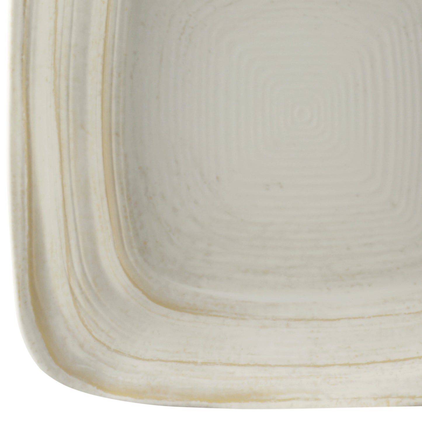 Melamine Irregular Square Bowl - Off White Design