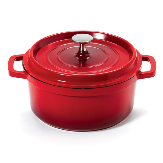 2.5 qt. (2.8 qt. rim-full), 7.88" Induction Ready Round Dutch Oven w/ Lid
