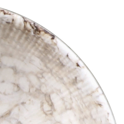 Melamine Round Bowl - Brown Marble