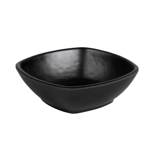 Melamine Square Bowl - Black