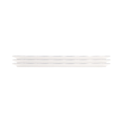 Melamine Rectangular Plate - White w/ Lapis Decal