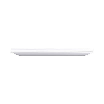 Melamine Rectangular Coupe Platter - White