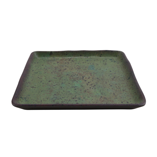 6" savor spruce square melamine plate, 6"L x 6"W x 0.56"H, GET, cheforward