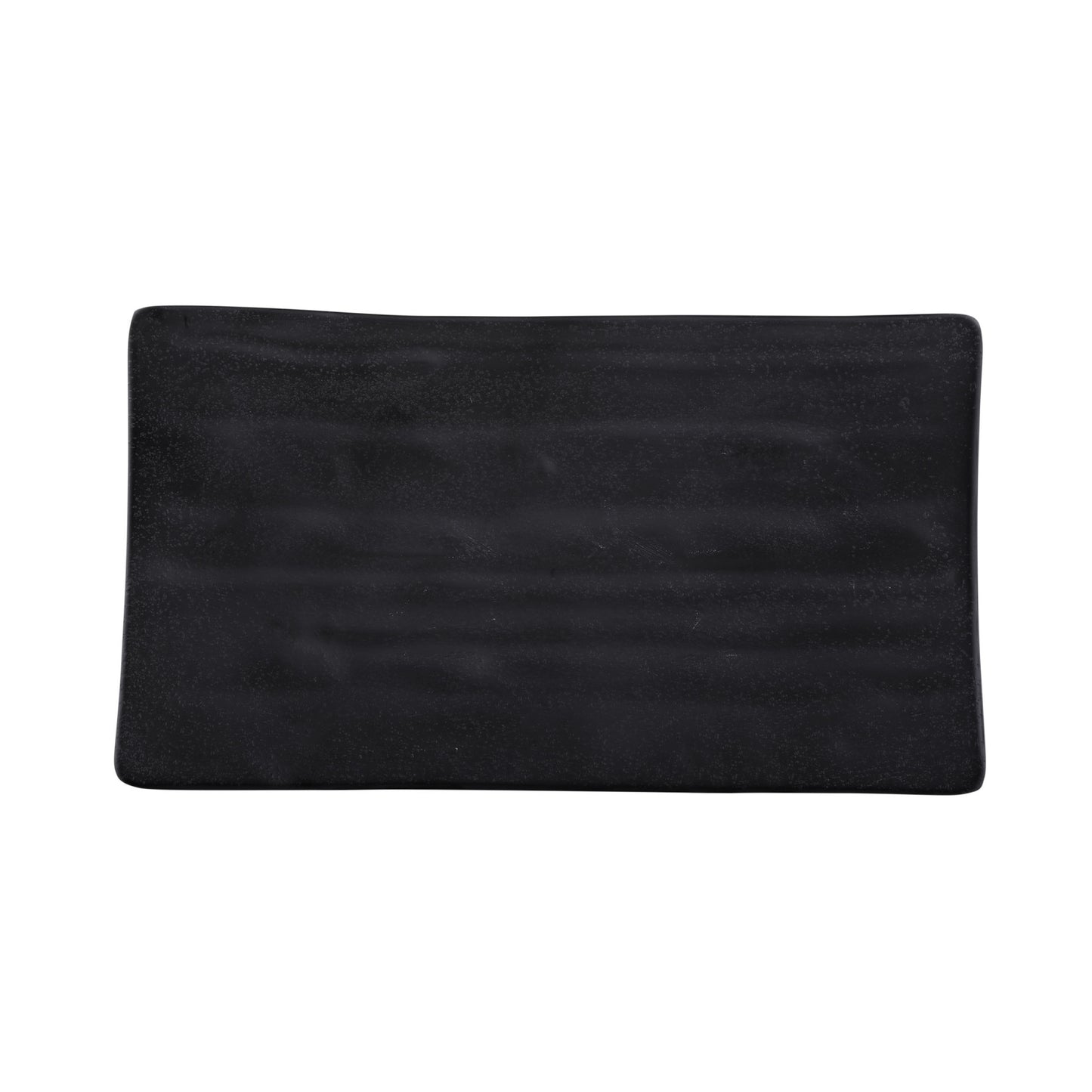 Melamine Rectangular Wave Tray - Black