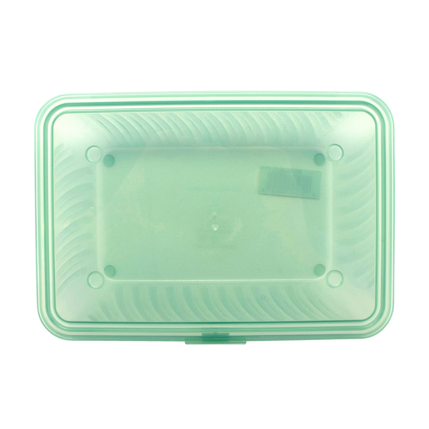 Half Size Polypropylene, Jade, Flat Top Food Reusable Container, 9" L x 6.5" W x 2" H, G.E.T. Eco-Takeout's (12 Pack)
