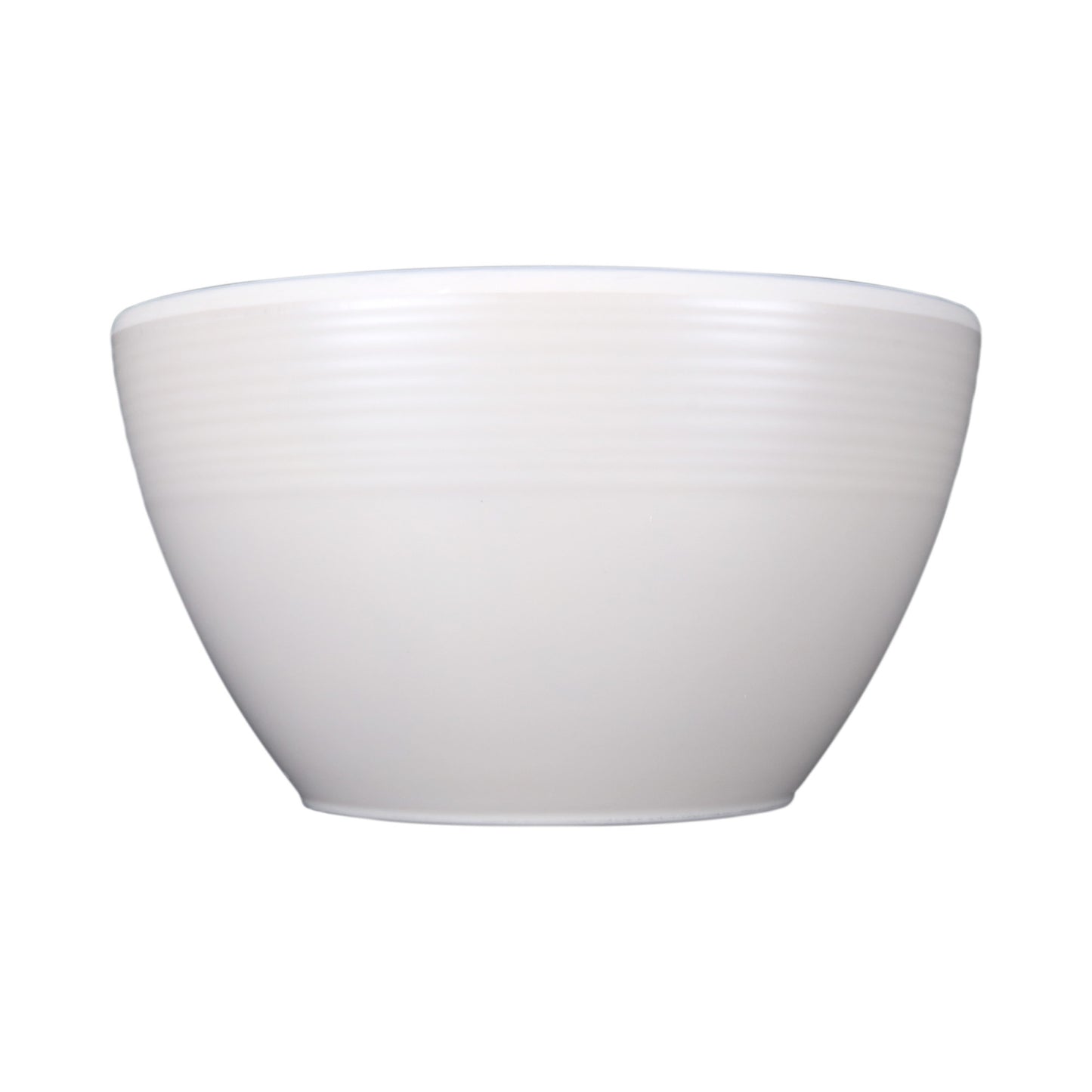 Melamine Round Bowl - Cream Glaze