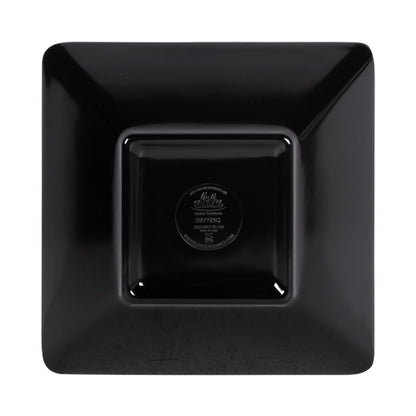 Melamine Square Bowl - Black