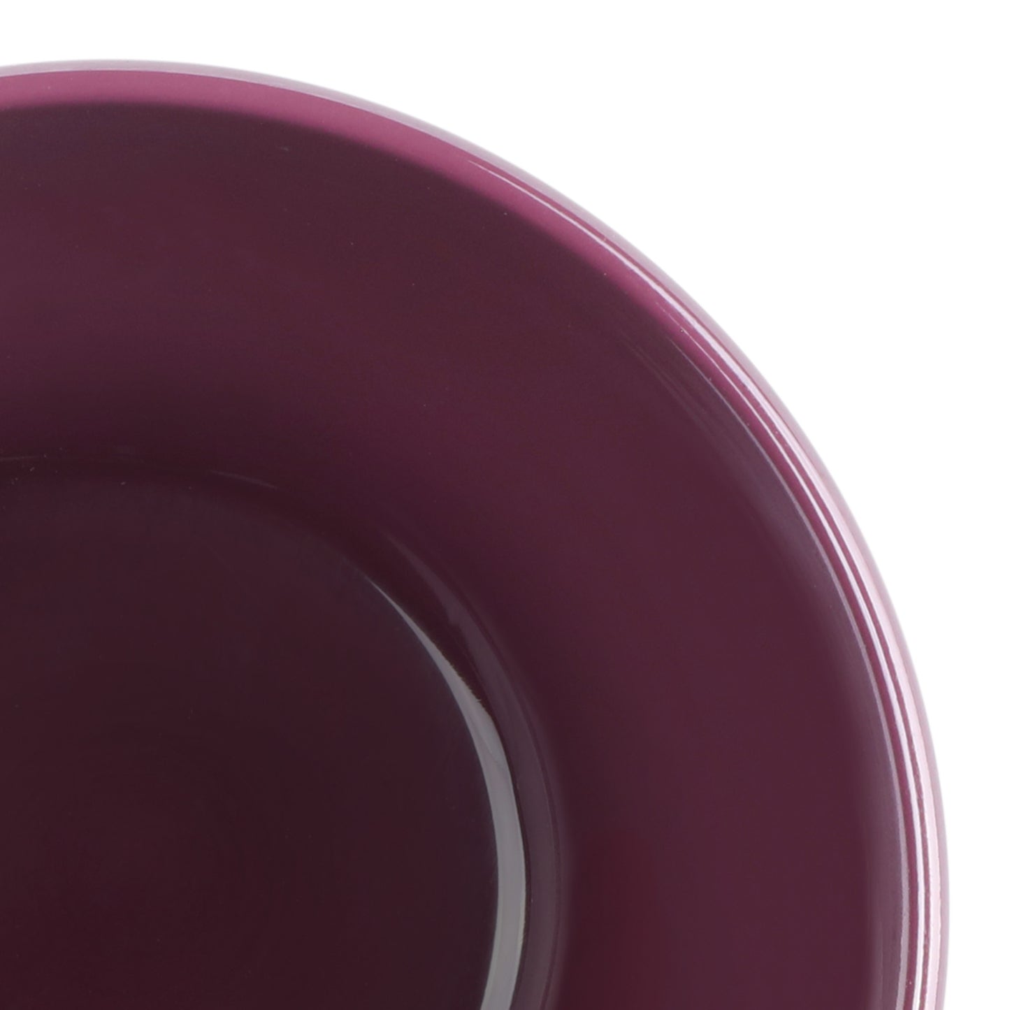 Melamine Round Bowl - Purple Glaze