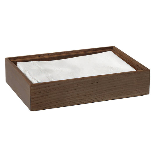 9" x 6" Rectangular Stackable Wood Display Box / Condiment Organizer, 2" tall (fits MTS-20M, MTS-20L)