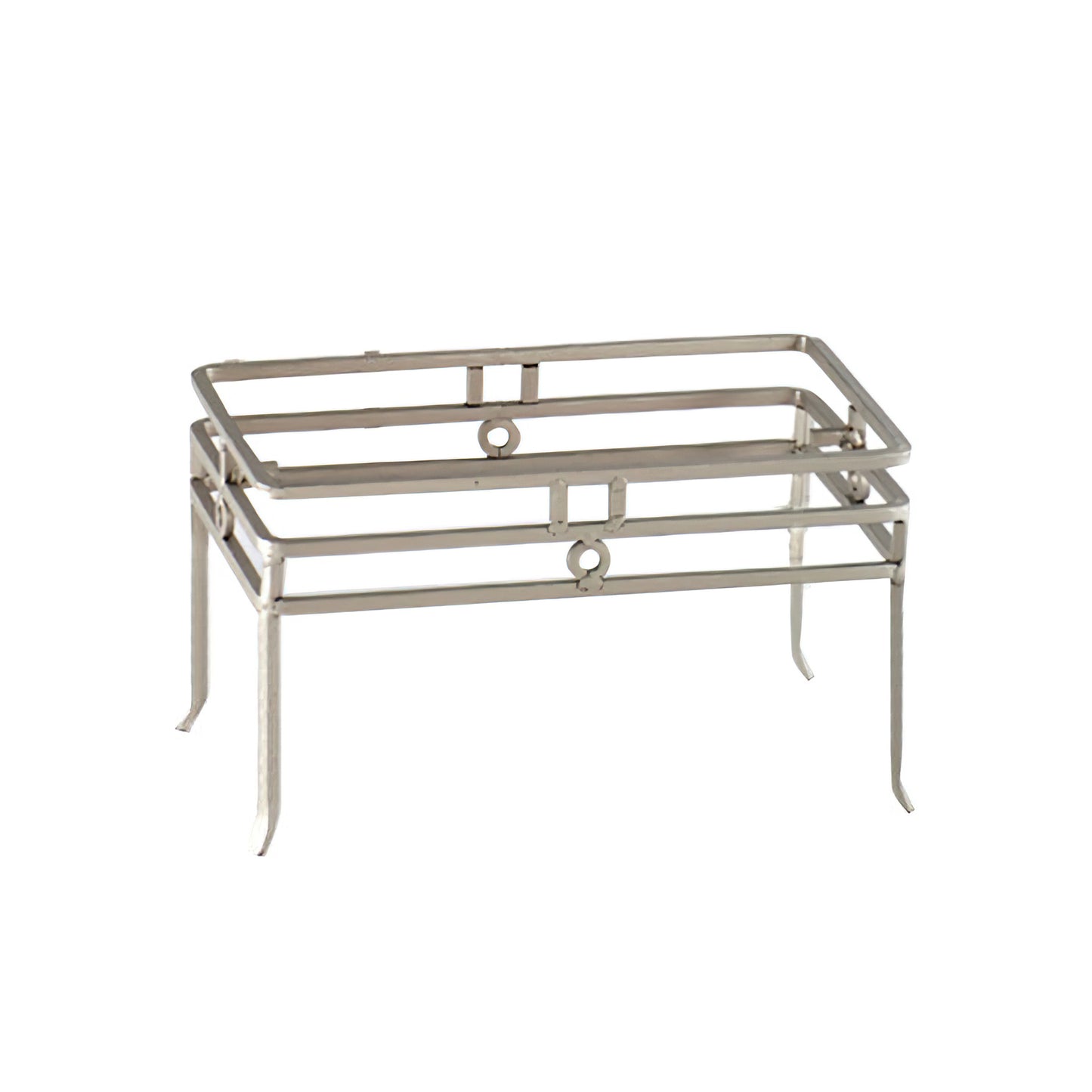 Tall Metal Rectangular Riser